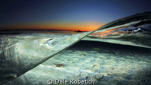 After sunset in tide pool Laguna Beach by Dale Kobetich 